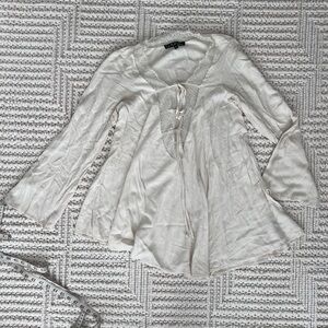 For Love and Lemons Flowy White Tunic